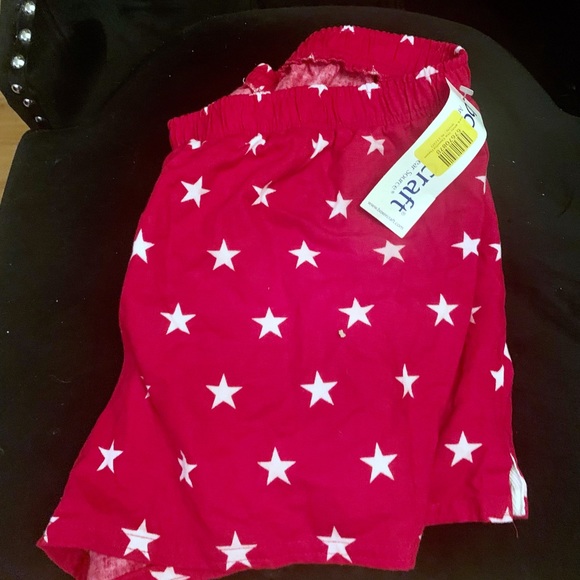 NWT Boxercraft Red & White Star Essential Flannel Shorts - XL - Picture 3 of 4